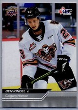 Ben Kindel (RC) 2023-24 Upper Deck CHL #88 -Pittsburgh 2025 1st round pick