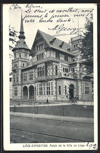 Carte postale liège - carte,