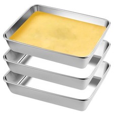 Lot de 3 Bac de Cuisson en