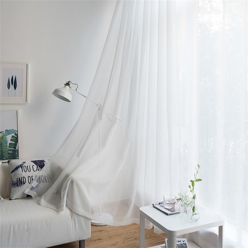Rideaux voilages blancs - rideaux,
