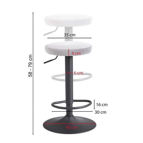 Finebuy tabouret bar chaise - tabouret,