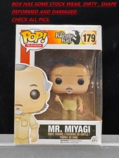 100% Authentic Funko Pop! TV: Karate Kid Mr. Miyagi # 179 Vaulted Vinyl Figure