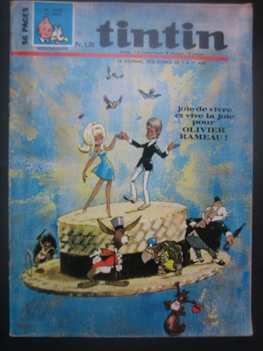 Journal tintin 1968 couv - journal,