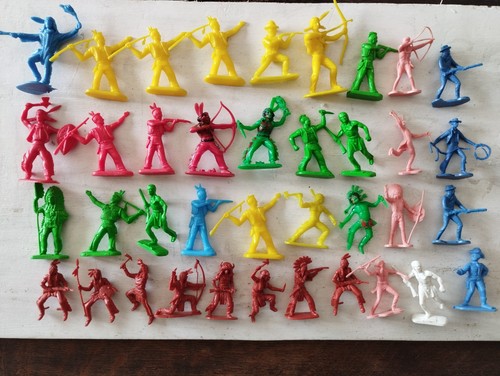 Lot figurines indien en - indien,