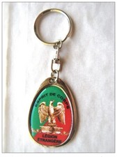 FOREIGN LEGION STEEL KEY HOLDER MODEL GREEN & RED BODY SPIRIT BACKGROUND