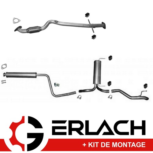 Echappement silencieux pour