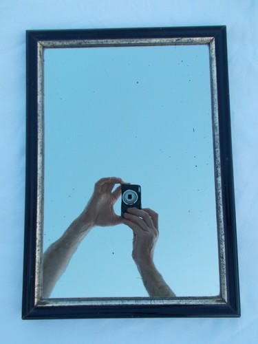 Miroir ancien mercure - miroir, xix