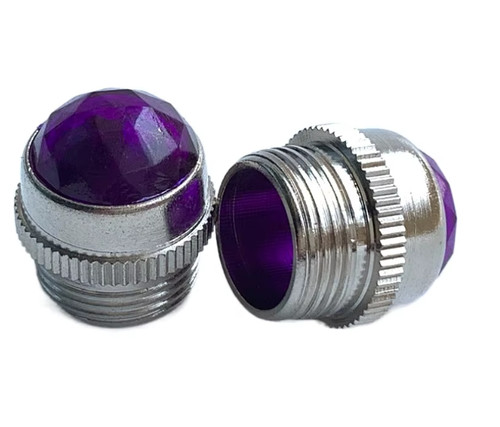 Bouton jewel violet - bouton,
