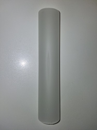 Tube cheminée verre dépoli - tube,