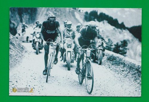 Cyclisme carte cycliste fausto - carte,