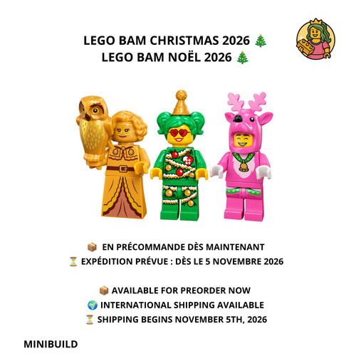 Lego minifigs bam noël - minifigs,