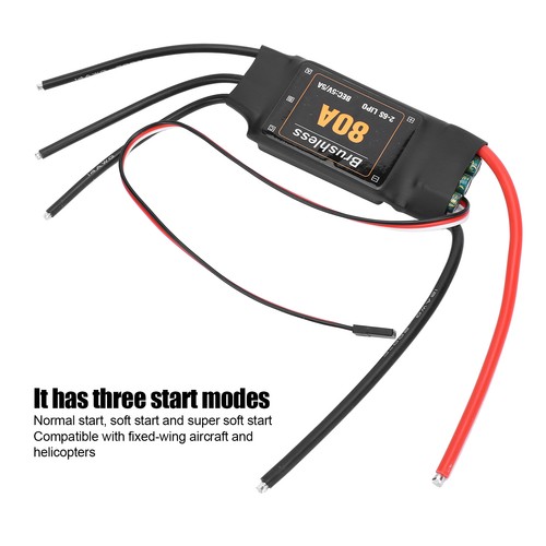 80a brushless esc electronic - esc,