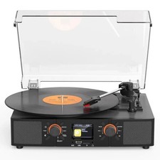 Platine Vinyle Bluetooth avec Radio Réveil Dab+ Neuf