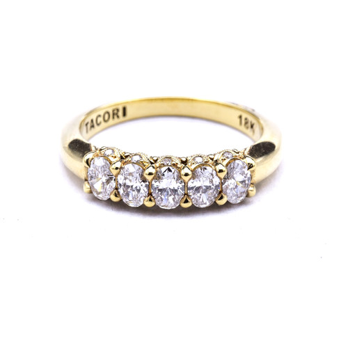 Tacori 18k classic crescent - 18k,
