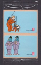 HERGE . 2 AUTOCOLLANTS TINTIN