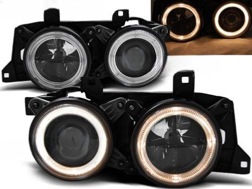 Paire feux phares bmw - e32, /