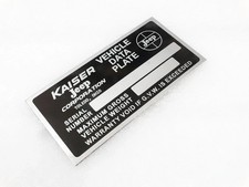 Plaque De Données 2X Pour