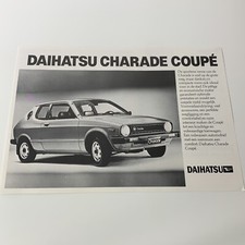 DAIHATSU CHARADE COUPE / brochure sheet 2p NL / Porthole Bullauge
