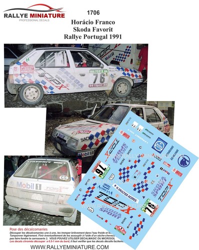 Decals ref 1706 skoda - ref,