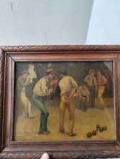 tableau ancien huile sur toile