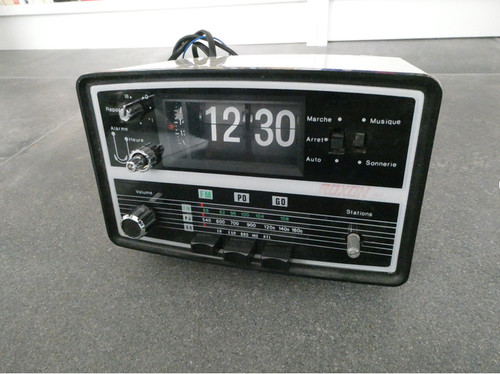 Réveil flip radio roxon rr308 - réveil,