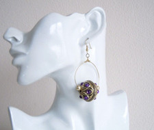 Boucles D'Oreilles Boule &