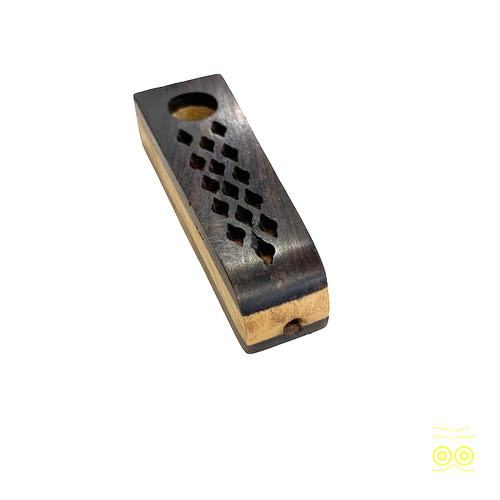 Pipe bois marqueté - pipe, fumeur
