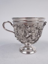 Tiffany Oiseau Nid Mug 1063 Baptême Bébé Tasse Américain Argent Sterling