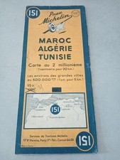 1952 carte Routière MICHELIN