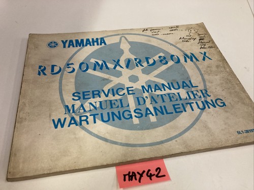 Yamaha rd50mx rd80mx - 5l1, 5l2