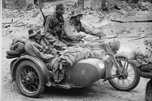 Ww2 side car l - ww2, de