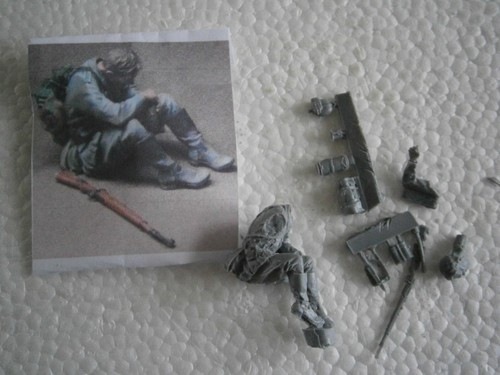 Maquette figurine ww2 german - ww2,