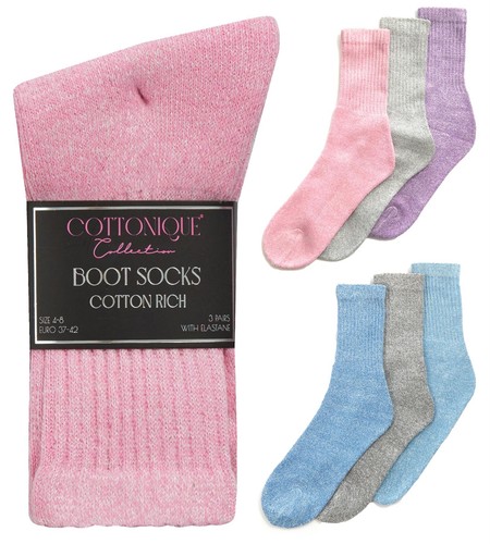 Chaussettes bottes coton - chaussettes,