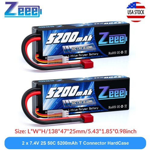 Zeee 50c 5200mah 2s - 7.4v,