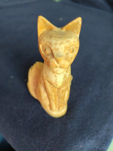 Petite sculpture chat - petite, en