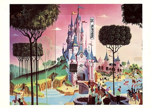 Disney encart château - le,