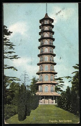 Londres pagode kew gardens - londres,,