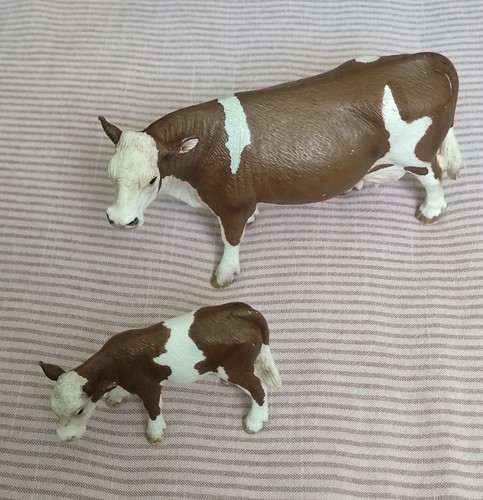 Schleich vache simmental - vache,