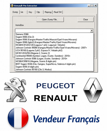 Logiciel code pin calculateur - logiciel,