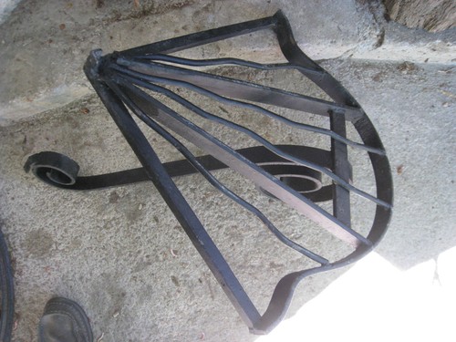 Console angle fer forgé art - d'angle,