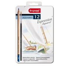 Bruynzeel - Expression Aquarel - Boite De 12 Artiste Aquarelle Crayons