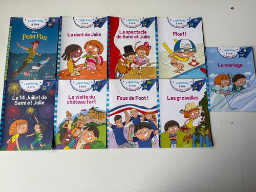 Lot livres apprends à - 9, j'apprends