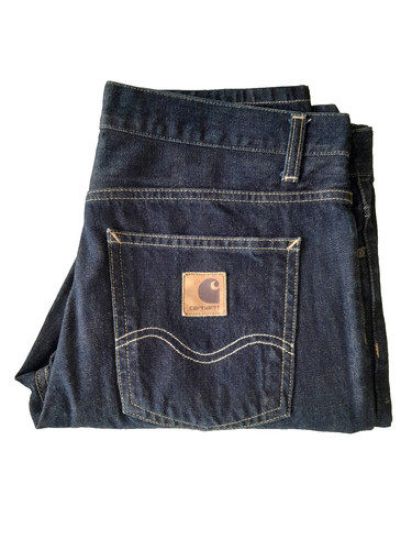 Pantalon jean carhartt bleu - carhartt,