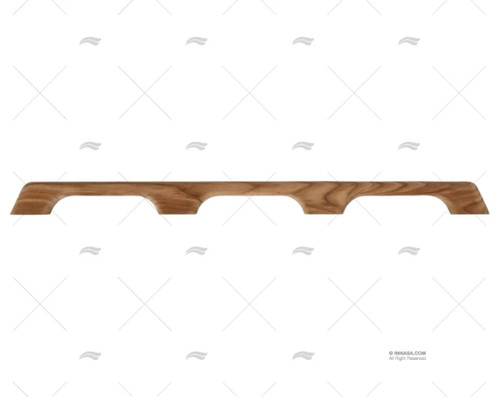 Main courante teak 840x60x25mm - main,