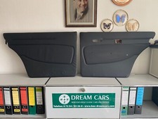 NEW NOS Mercedes 280S 280SE W116 Door Trims L+R Rear Door Panels BLACK OEM