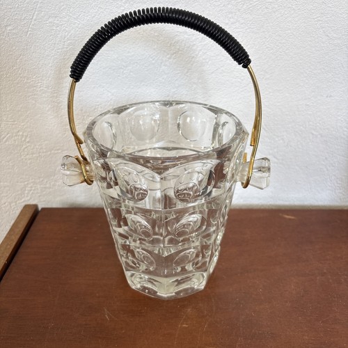 Ancien seau glaçons - à, avec