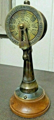 Ancien télégraphe laiton - ancien, en
