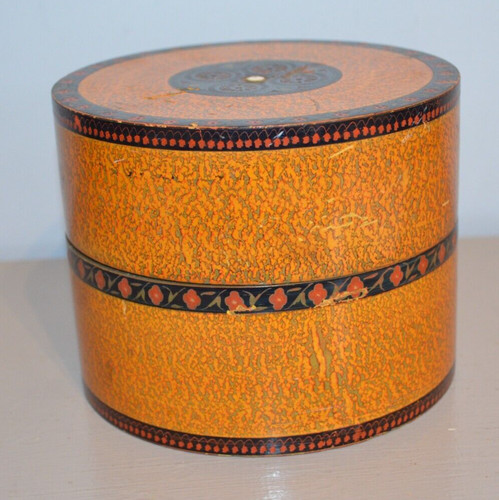 Boite bijoux ronde bois - ronde, en