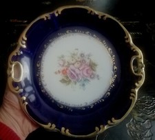 Ancienne Assiette/Plat à Gâteaux Pate Porcelaine LIMOGES Années 50