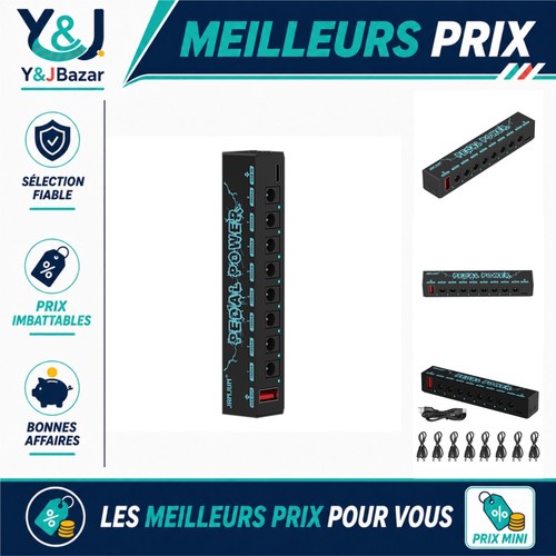 Alimentation pédalier guitare